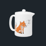 Faites dire au renard ce que vous voulez<br><div class="desc">Un joyeux renard de style dessin animé. Une de mes séries d'animaux de dessins animés que l'on peut trouver dans ma boutique zazzle. Vous pouvez customiser le texte dans la bulle de la parole pour dire ce que vous voulez. Anniversaire, voeux de Noël, un nom drôle ou un nom de...</div>