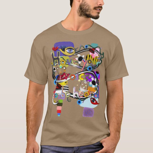 Faites entendre votre voix T-shirt (Devant)