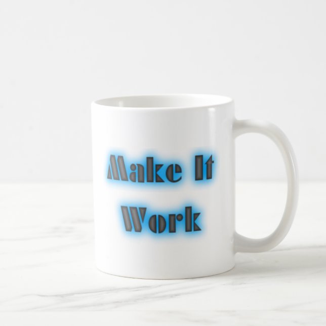 Faites- fonctionnerle la tasse bleue (Droite)