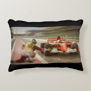 Faites glisser le coussin de course avec le nom de