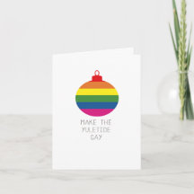 Faites la carte Gay Yuletide