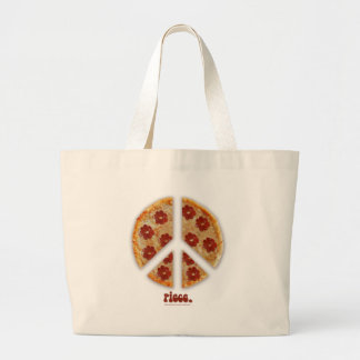 "Faites la pizza, sacs pas de guerre"