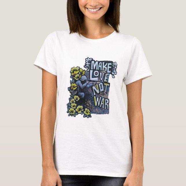 Faites l'amour, pas guerre : T-shirts de (Devant)