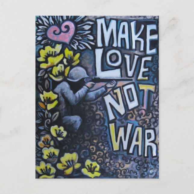 Faites l'amour, pas la guerre : Carte postale Prop (Devant)