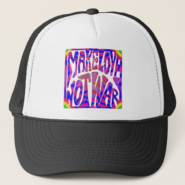 Faites le casquette de camionneur de guerre (Devant)