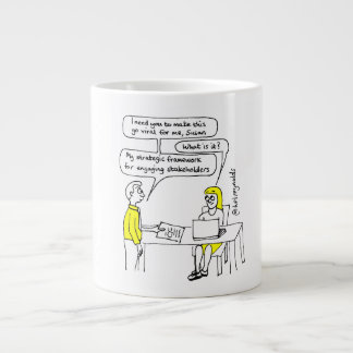 'Faites-le devenir viral' jumbo mug