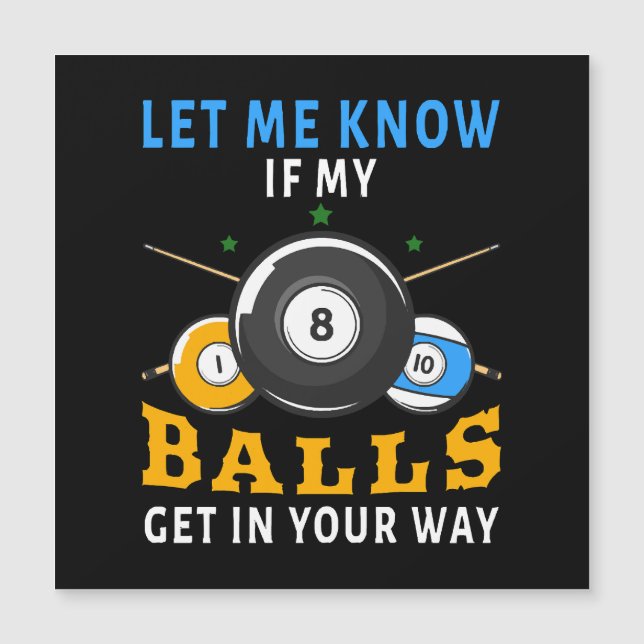 Faites-le moi savoir si mes boules vous gênent (Devant)