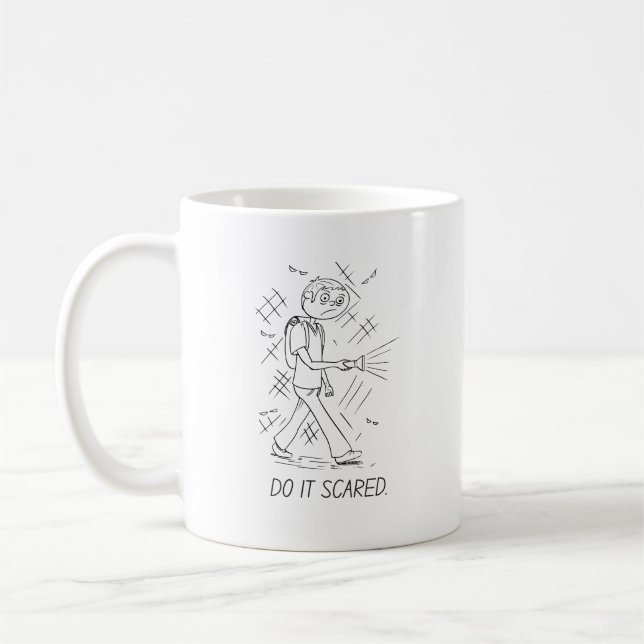 Faites-Le Peur Courage Mug (Gauche)