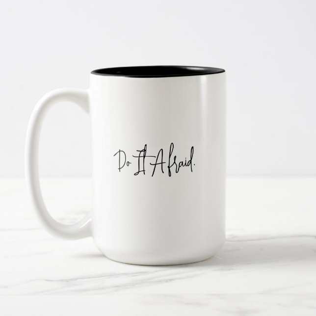 Faites-le peur Inspirational Mug Set (6 sur 10) (Gauche)