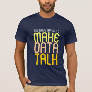 Faites le T-shirt d'entretien de données