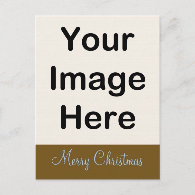 FAITES-LE VOUS-MÊME ~ Carte postale Noël / Or Fran (Devant)