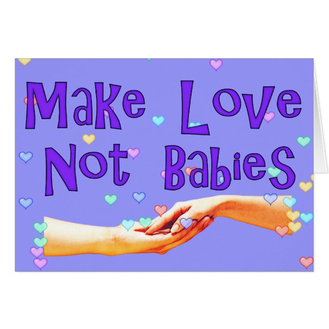 Faites les bébés d'amour pas (Devant horizontal)