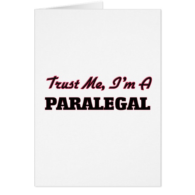 Faites-moi confiance je suis un paralégal (Devant)