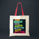 Faites plus de ce qui vous rend heureux Sac fourre<br><div class="desc">Gardez un rappel pour donner la priorité à la joie avec notre sac fourre-tout "Faites plus de ce qui vous rend heureux" ! Ce sac dynamique et pratique est parfait pour les courses quotidiennes, les excursions à la plage, ou tout simplement la propagation de positivité. Fabriqué à partir de matériaux...</div>