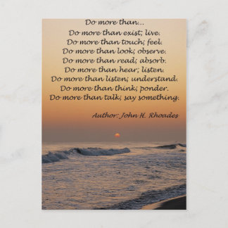 Faites Plus Que... Carte postale