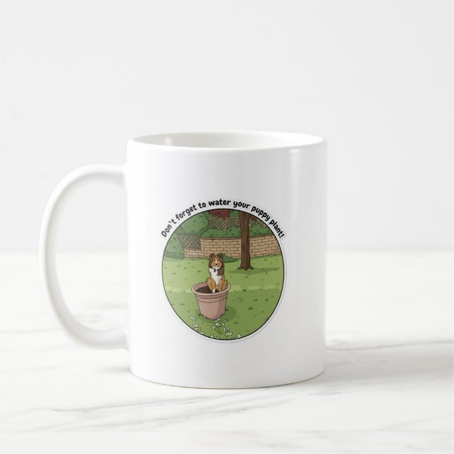 Faites pousser une tasse sheltie (Gauche)