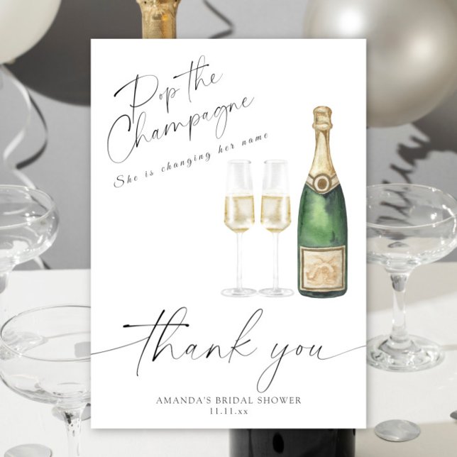 Faites sauter le Champagne - merci pour la fête de (Créateur téléchargé)