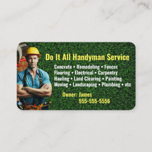 Faites tout Carte de visite Handyman