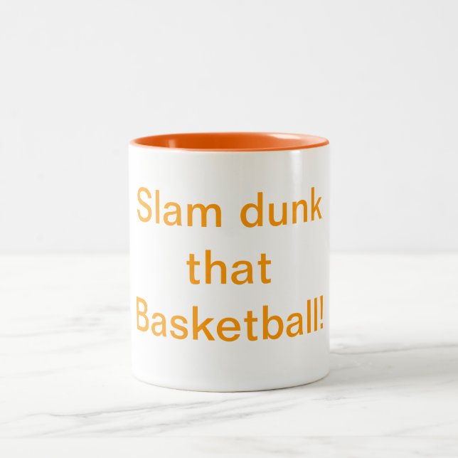 Faites un slam dunk avec ce Mug d'humour de basket (Centre)