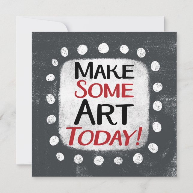 Faites une carte de voeux Art Today (Devant)