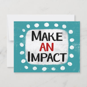 Faites une carte de voeux Impact