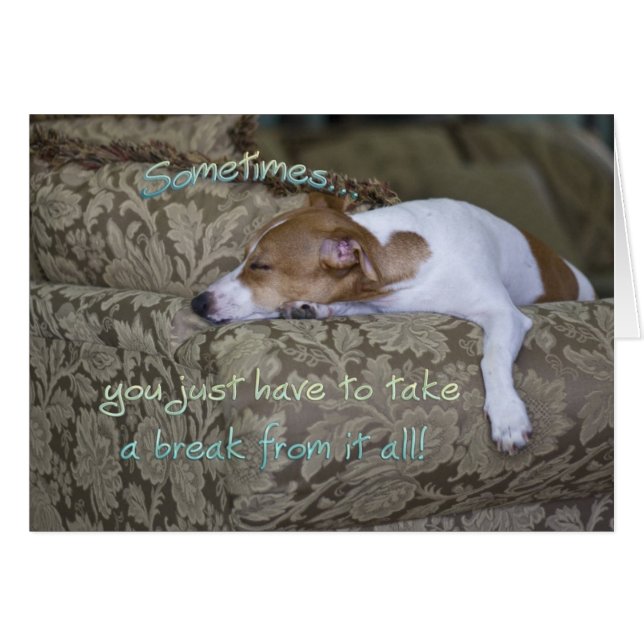 Faites une pause (Devant horizontal)