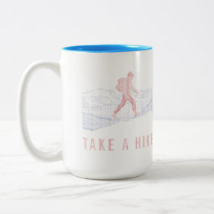 Faites une randonnée dans la Mug à café à deux ton