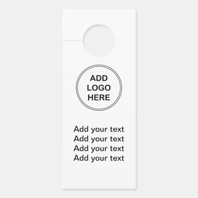 Faites vos propres Affichettes de porte promotionn (Devant)