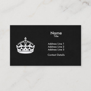 Faites vos propres garder le carte de visite calme