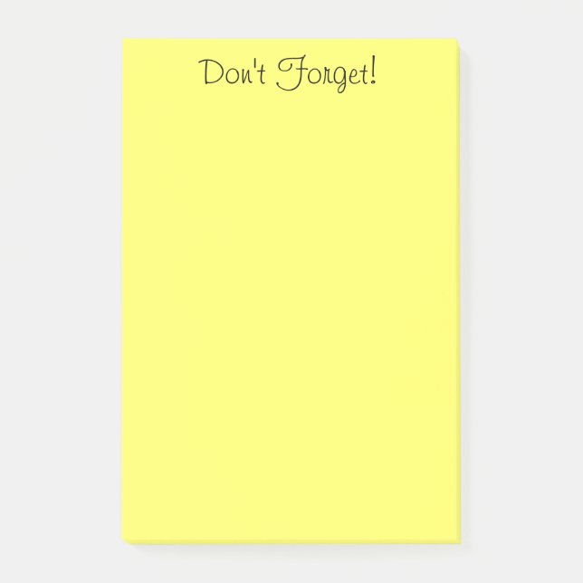 Faites vos propres grandes notes de post-it dans (Devant)