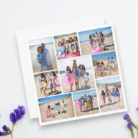 Faites votre propre 9 photo Collage de carte perso