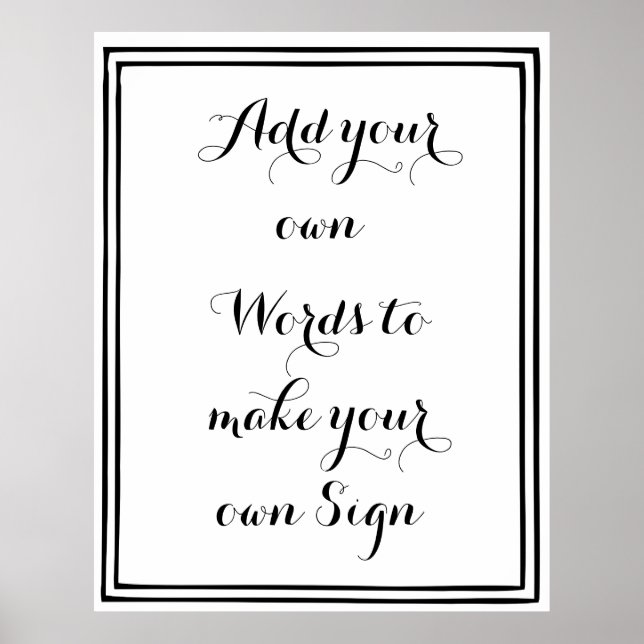 Faites votre propre affiche pour votre fête (Devant)