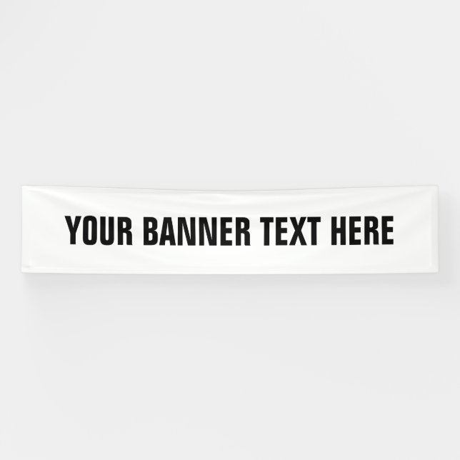 Faites votre propre bannière d'intérieur ou (Horizontal)