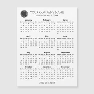 Faites votre propre carte magnétique Calendrier En