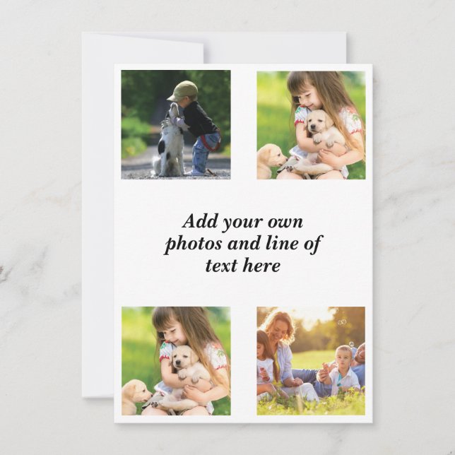 Faites votre propre collage photo et texte (Devant)