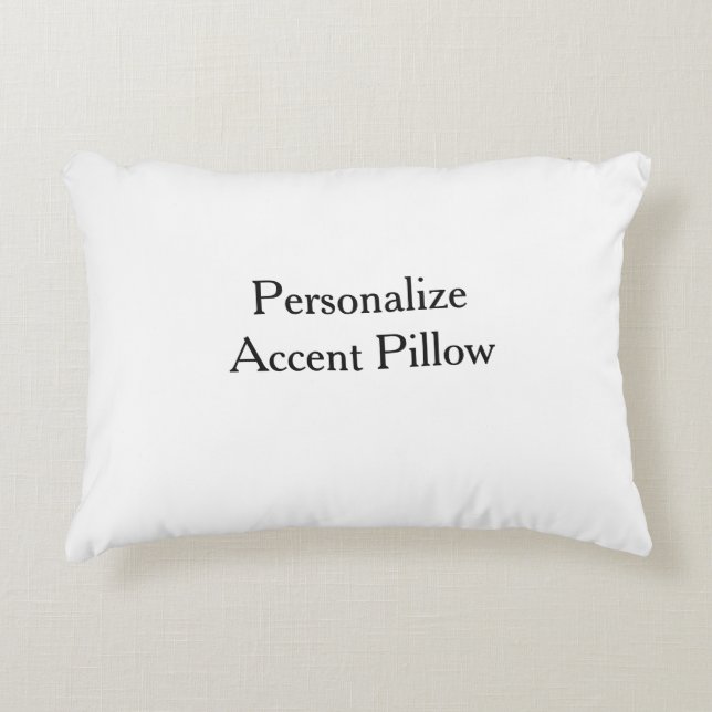 Faites Votre Propre Coussin à Accent Simple (Devant)