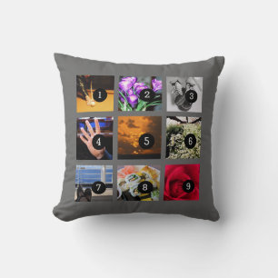 Faîtes votre propre Coussin photo avec 18 images