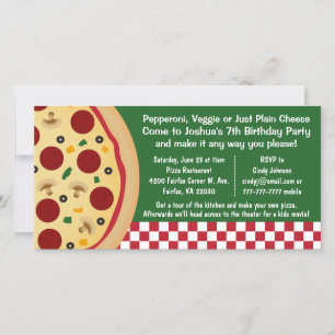Faites votre propre fête d'anniversaire de pizza