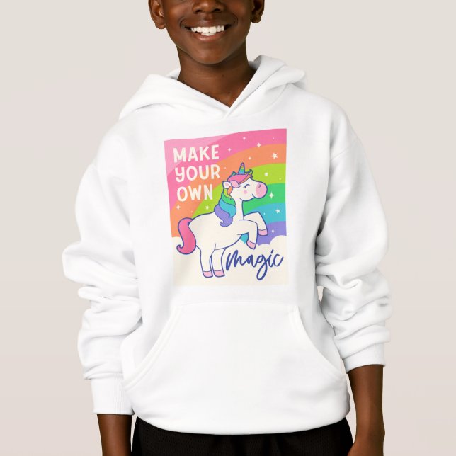Faites votre propre magie | Cute Unicorn (Devant)