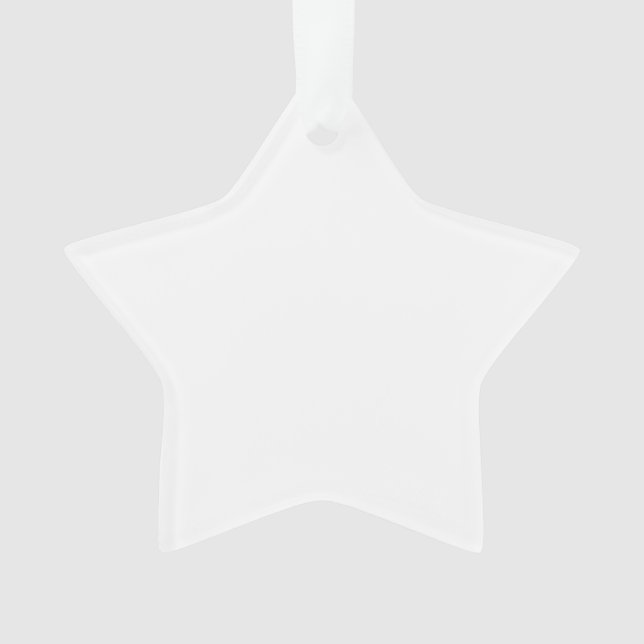 Faites votre propre ornement acrylique en forme d' (devant)