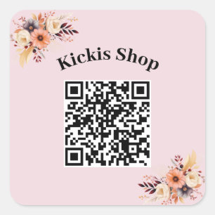 Faites votre propre Sticker de code QR de société