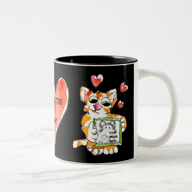 Faites votre propre tasse mignonne de chat (Droit)