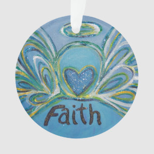 Faith Angel Word Art Cadeau de vacances