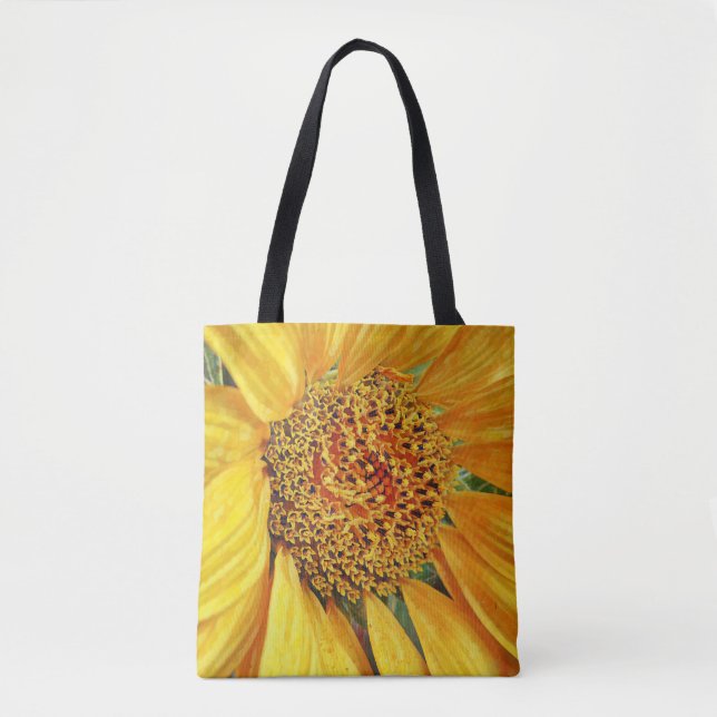 Faith Bible Verse Fleur de tournesol Sac fourre-to (Devant)