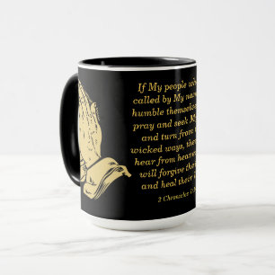 Faith Café Mug - Si Mon Peuple 2 Chroniques 7:14