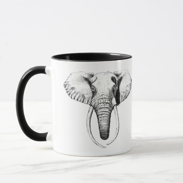 Faith Elephant Woman Mug (Gauche)