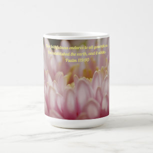 Faith Flower Bible Verse Rose Floral Mug Cup