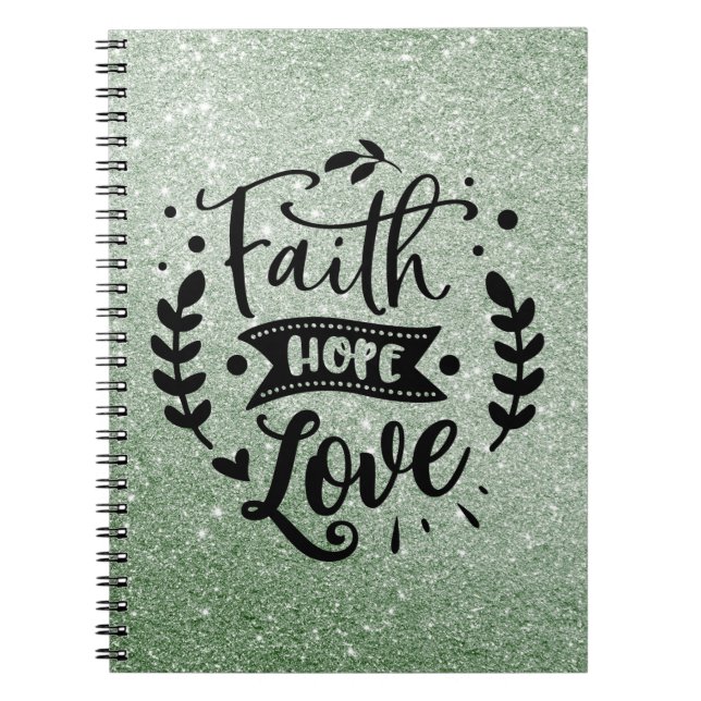 Faith Hope Love Carnet (Devant)