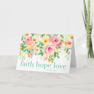 Faith Hope Love   Carte de vœux