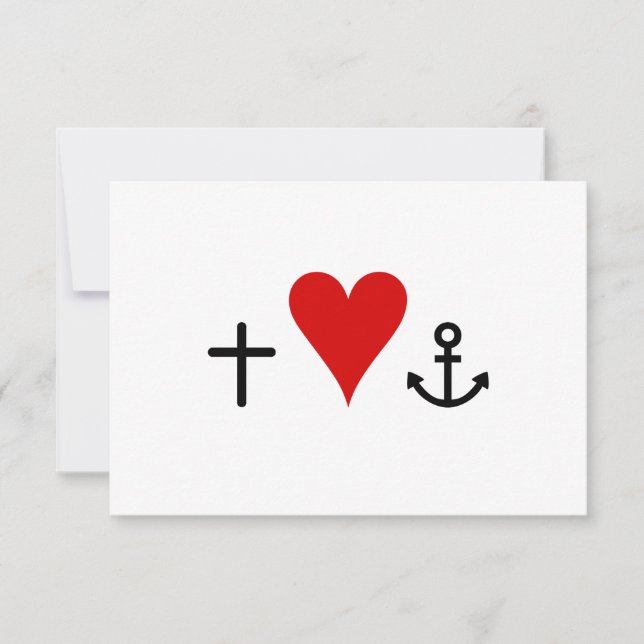Faith Hope Love | Cartons réponse (Devant)
